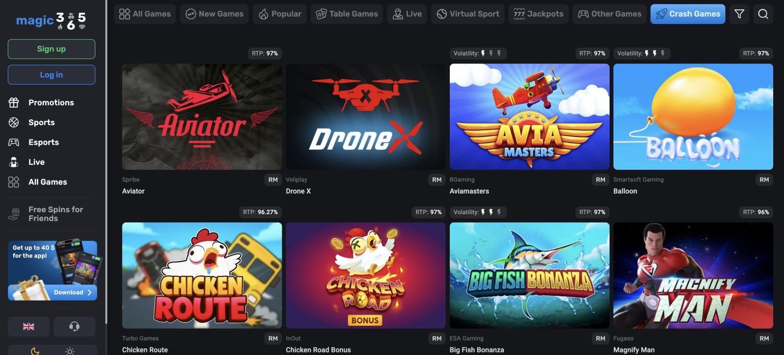 magic365 casino review